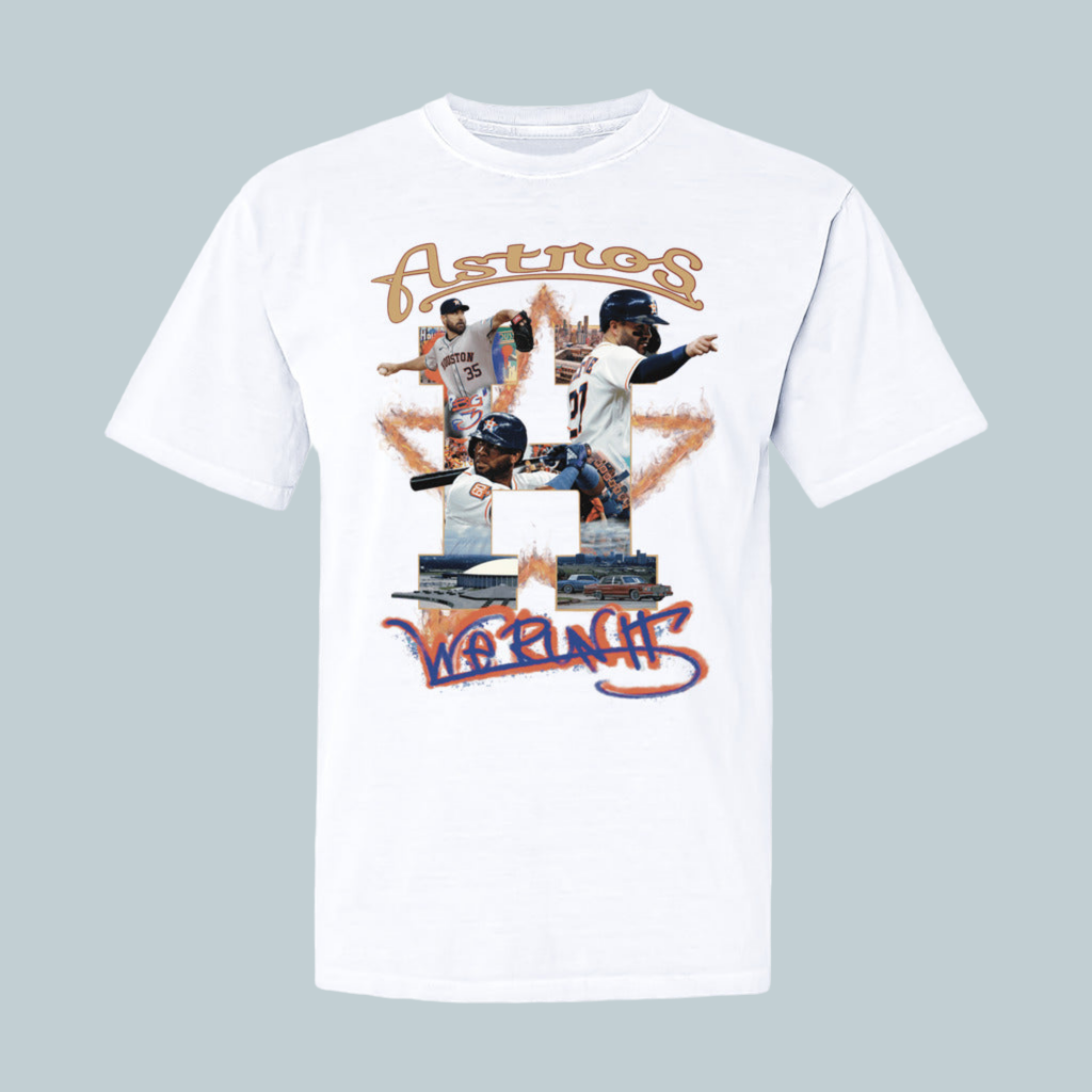 Astros heavy weight T shirt “Burning-star”