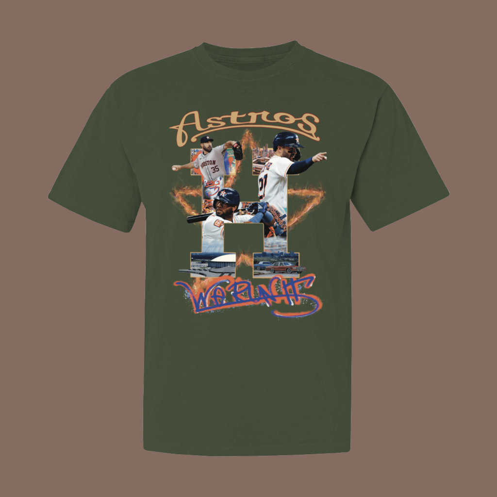 Astros heavy weight T shirt “Burning-star”